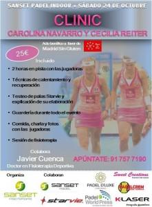 Cartel del Clinic organizado por Fisioterapias J. Cuenca