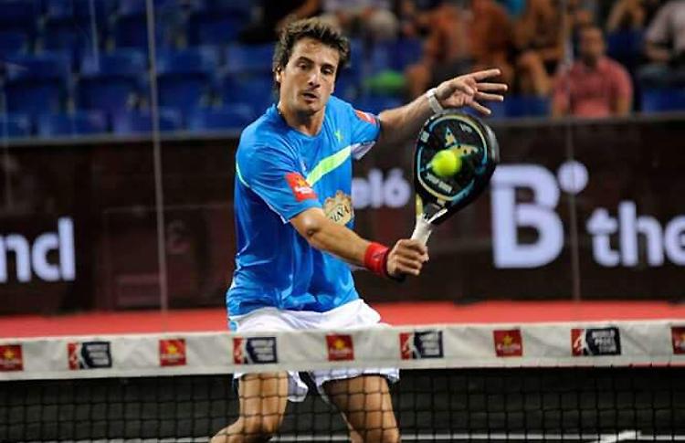 Fede Quiles, in Aktion bei Estrella Damm Madrid Open
