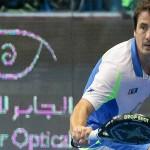 Fede Quiles, en acción en el Dubai Padel Master