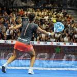 Eli Amatriain, en acción en el Galicia Open