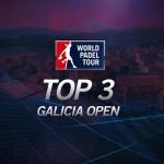 المراكز الثلاثة الأولى في Puntakos of the Galicia Open