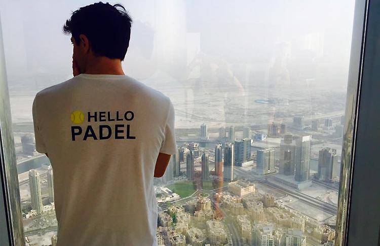Mauri Andrini y Hello Padel ya están en el Dubai Padel Master