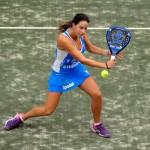 Marta Marrero, en acción en el Galicia Open