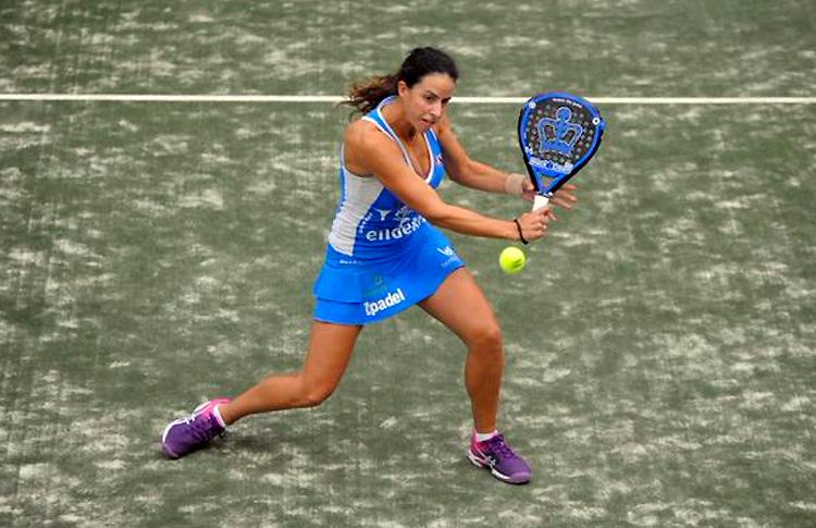 Marta Marrero, i aktion vid Galicia Open