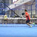 Los octavos de final del Dubai Padel Master se completan sin grandes sorpresas Juani Mieres y Sanyo Gutiérrez, en acción en el Dubai Padel Master