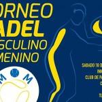 Plakat des Turniers, das MOM Pádel in El Hangar veranstalten wird