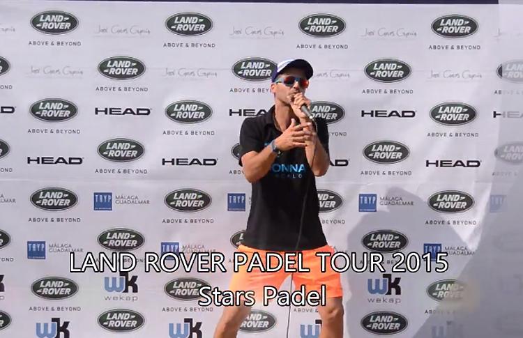 Salva Rambla, en su actuación en el Circuito Land Rover Pádel Tour