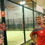 Unai Emery y José Antonio Reyes, en una jornada muy padelera para el Sevilla FC