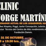 Jorge Martínez, a punt per impartir un Clínic per a Menors a La Solana