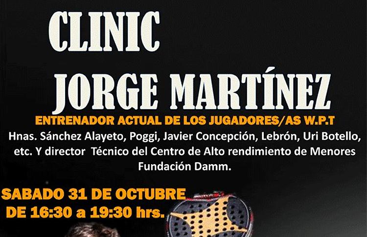 Jorge Martínez, listo para impartir un Clínic para Menores en La Solana