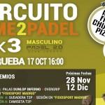 Cartel del Circuito 3x3 de Time2Pádel