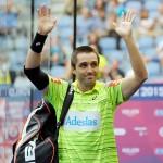 Fernando Belasteguín, antes de jugar la final del Keler Euskadi Open