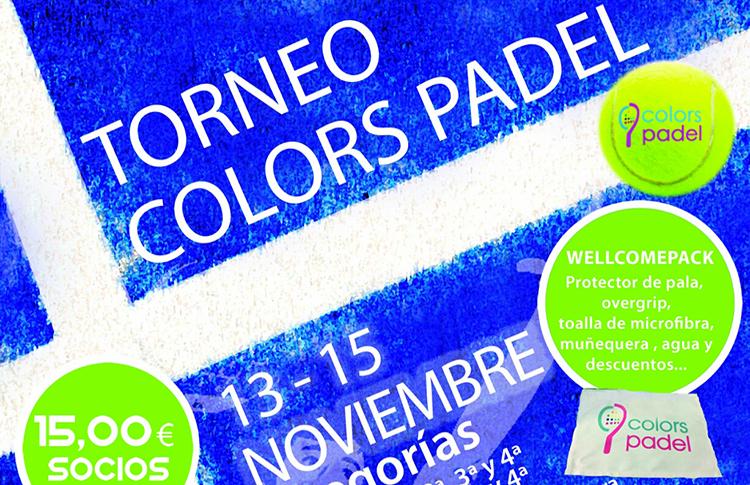 Poster ColorsPadel Torneo