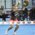 Eli Amatriain, en acción en el Estrella Damm Valencia Máster