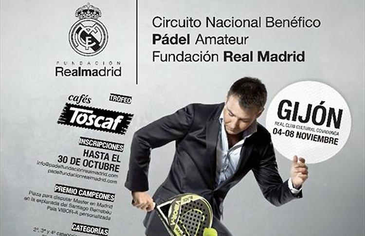 Cartel de la prueba del Circuito Fundación Real Madrid en Gijón