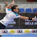 Maxi Grabiel, en acción en el Galicia Open