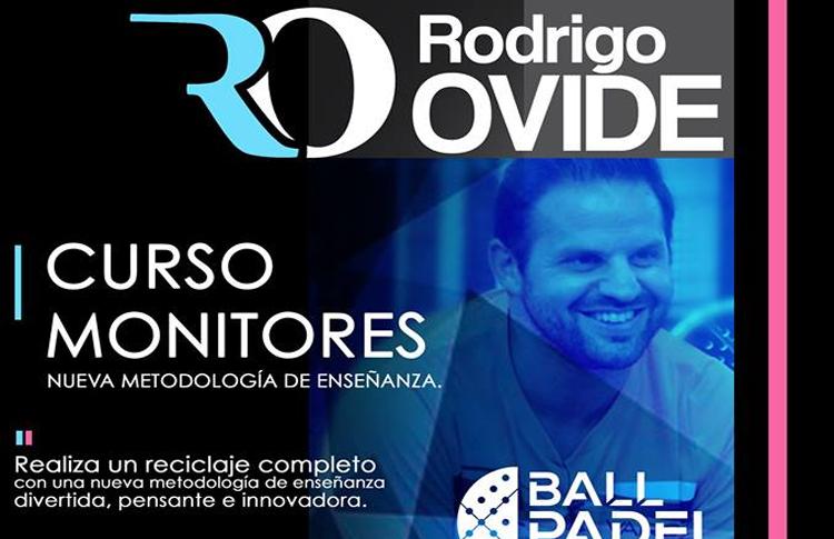 Rodri Ovide, listo para impartir uno de sus cursos en Ball Pádel