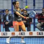 Patty Llaguno, en acción en el Estrella Damm Valencia Máster