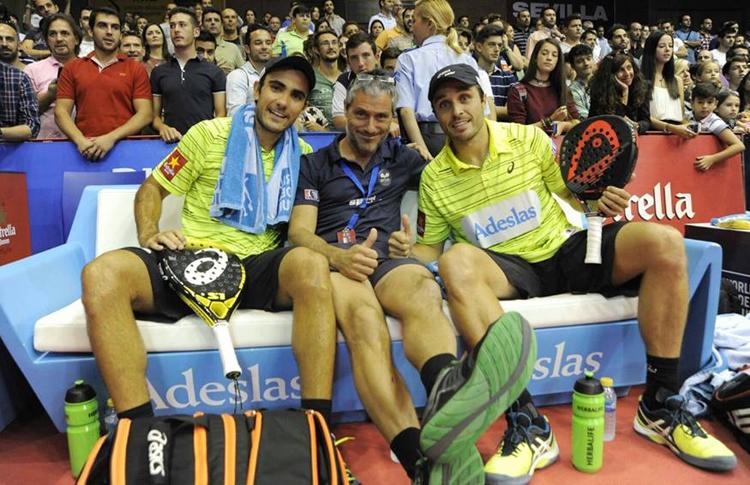 Miguel Sciorilli, entrenador de Fernando Belasteguín y Pablo Lima
