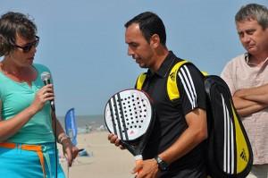 Mauri Muñoz, technischer Berater der belgischen Nationalmannschaft in der Europäischen Paddle-Meisterschaft