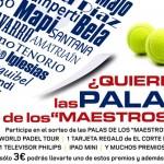 ASPADO sortea las palas de los 'Maestros'