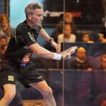 Miguel Lamperti, en acción en el Estrella Damm Másters Finals