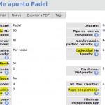 Explicación de los 'Me Apunto' en PadelClick