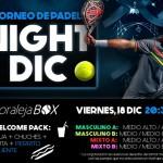 Cartel del Torneo de Time2Pádel en Moraleja Box