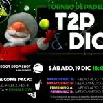 Cartel del Torneo de Time2Pádel en Padel Indoor Drop Shot