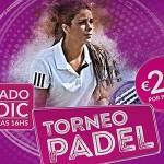 Cartel del Torneo de A Tope de Pádel en NovoPádel