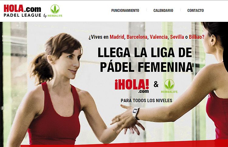 Una Liga de Pádel Femenina: La gran apuesta conjunta de Herbalife y HOLA.com