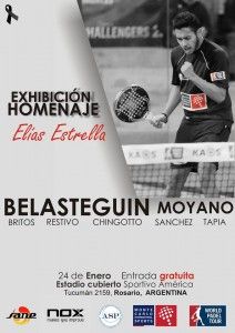 De Argentijnse padel zal ook een eerbetoon brengen aan Elías Estrella