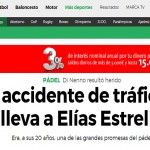El mundo del deporte se une al dolor por el fallecimiento de Elías Estrella El mundo del deporte se une al dolor por el fallecimiento de Elías Estrella