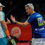 Juani Mieres-Miguel Lamperti, en acción en el Estrella Damm Másters Finals