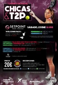 Affiche du tournoi féminin de Time2Pádel in Set Point