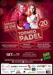 Poster of the Paddle A Tope Tournament in GET Indoor