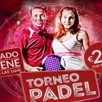 Cartel del Torneo de A Tope de Pádel en GET Indoor