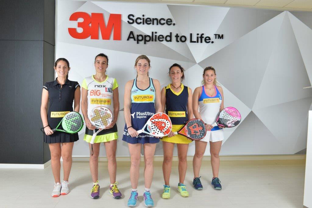3M presenta un equipo con mucho ‘FUTURO’ en el pádel femenino