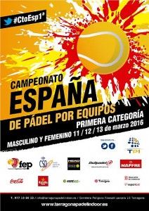 Cartel de la XXXIIª Edición del Campeonato de España por Equipos de 1ª Categoría