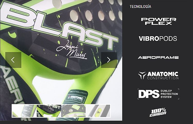 Dunlop Blast: el nuevo ‘arma’ de Juani Mieres