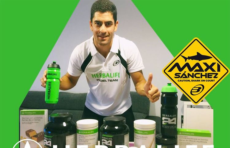 Maxi Sánchez, listo para ‘nutrirse’ de títulos junto al Herbalife Pádel Team