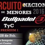 Se acerca el TyC Premium 1 del Circuito de Menores Bullpadel