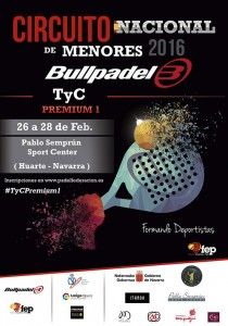 Se acerca el TyC Premium 1 del Circuito de Menores Bullpadel
