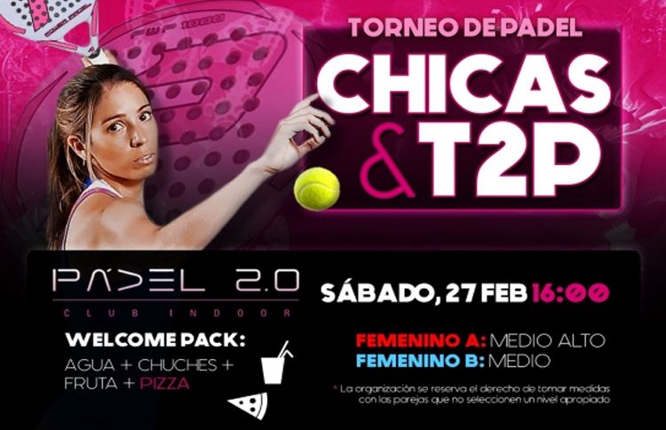 Time2Pádel, cada vez más cerca de anunciar su Circuito Femenino 2016