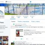 Padel World Press chega aos seguidores do 6.000 no Twitter