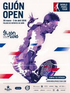 Cartel del Estrella Damm Gijón Open 2016