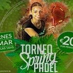 Cartel del Torneo de A Tope de Pádel en GET Indoor