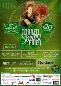Poster of the Paddle A Tope Tournament in GET Indoor