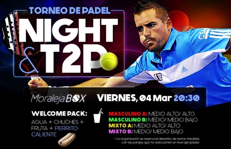 Plakat des Time2Pádel-Turniers auf den Spuren von Moraleja Box
