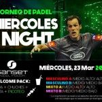 Cartel del Torneo de Time2Pádel en Sanset Pádel
